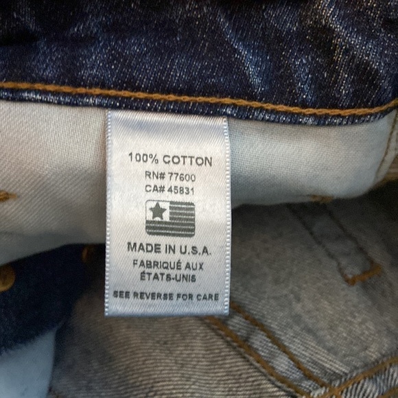 NWT Sandrine Rose Straight Leg Button-Fly Jean in Indigo, size 29 - Picture 11 of 12